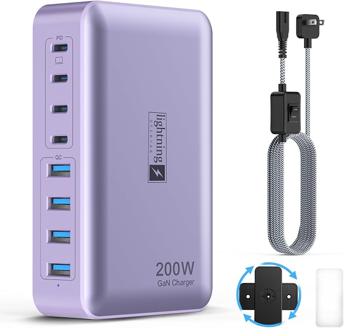 Flat Charger 200W PURPLE
