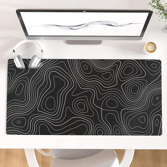 Black Topographic