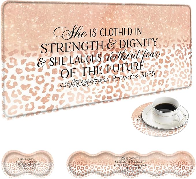 Bible Verse Proverbs 31:25 Leopard
