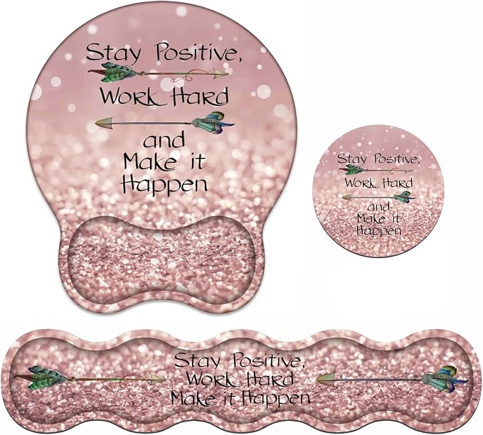 Stay Positive Work Hard and Make It Happen Inspirational Quote