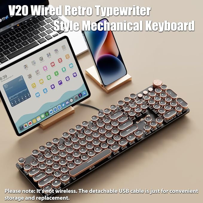 Wired - Black (White Switches)