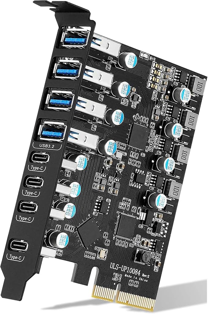 4 x USB A - 4 x USB C
