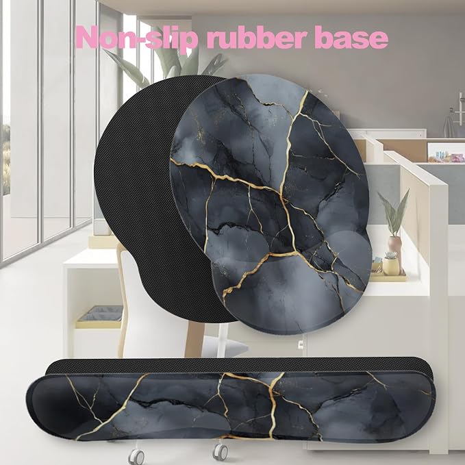 Blue Gold Marble