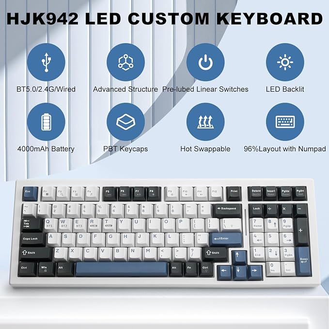 Blue White