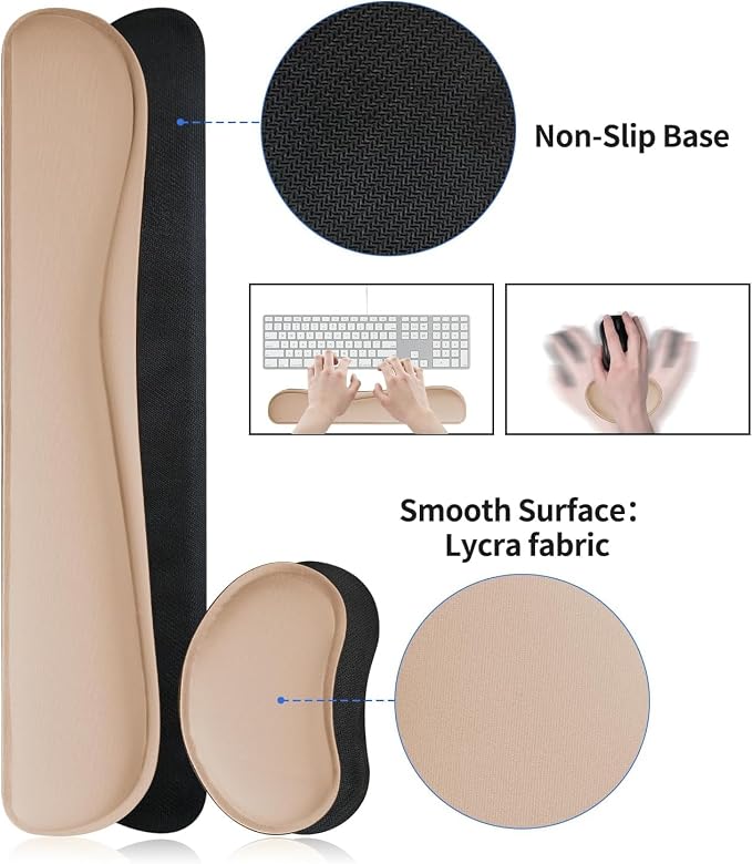 Beige-wrist Rest