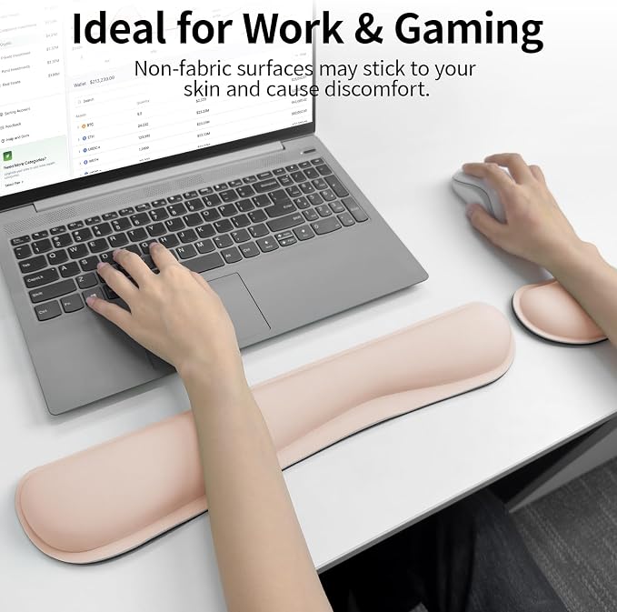 Beige - 2 Wrist Rest