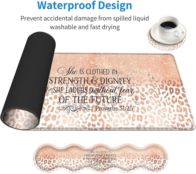 Bible Verse Proverbs 31:25 Leopard