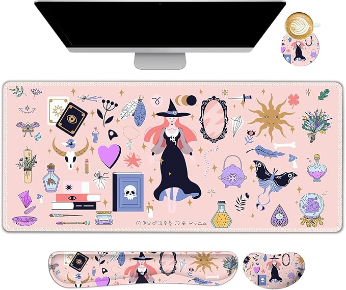 Pink Witch Mirror