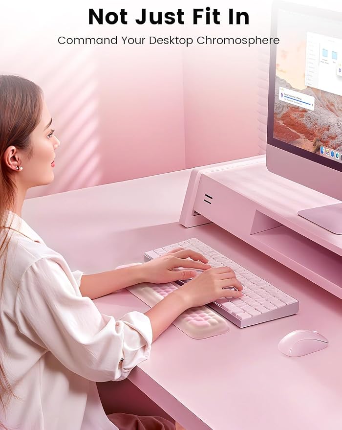 Nude Pink and Cream White