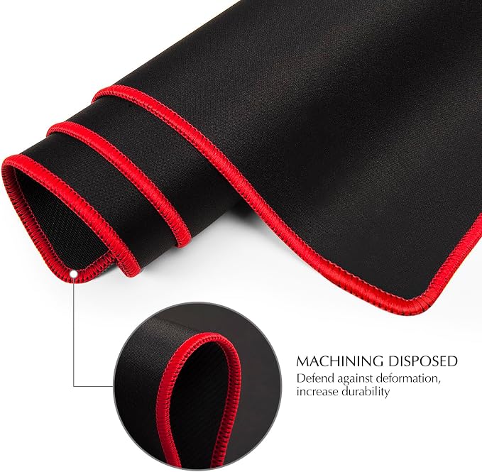 Red Stitched Edges
