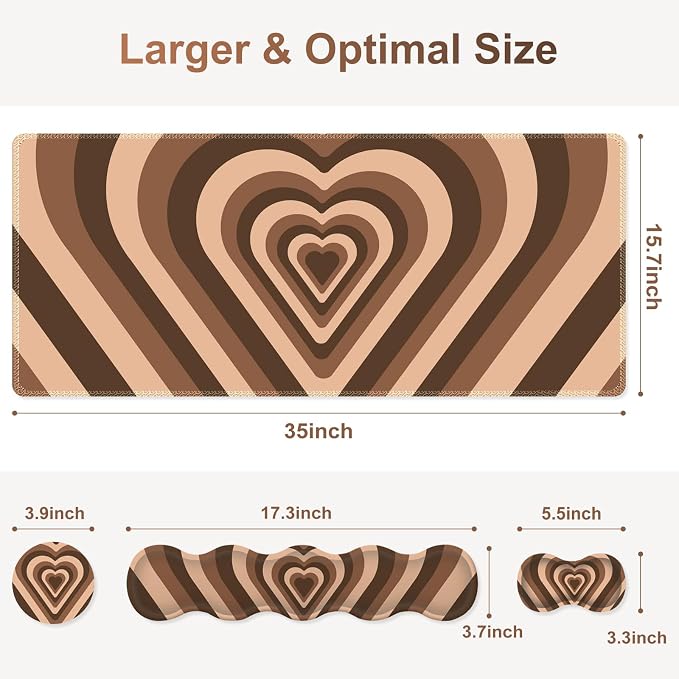 Lovely Brown Hearts