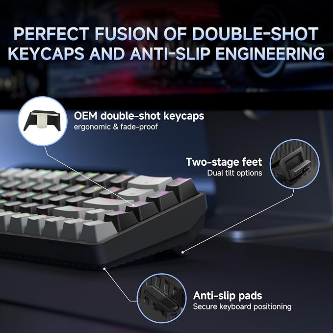 Grey Black/Red Switch