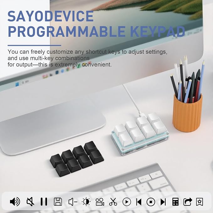 White 8 Keys