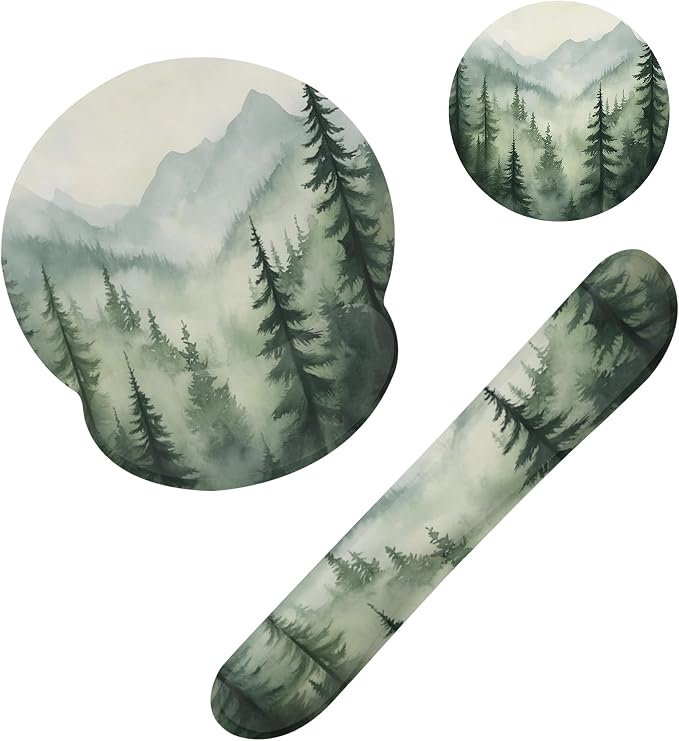 Misty Forest Mountain