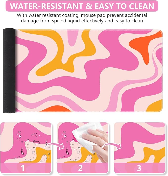 Pink Topographic