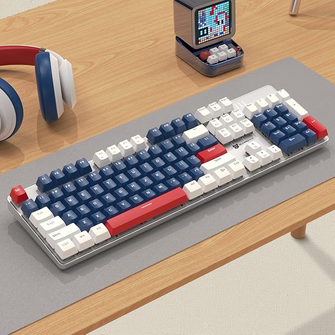 Red Switch Blue/White/Red Combo Color