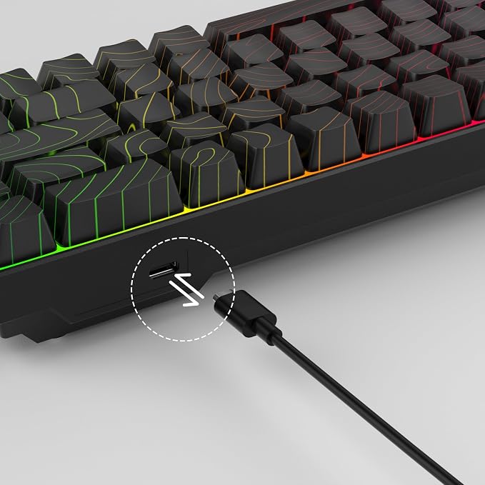 Black Contour Line/Red Switch