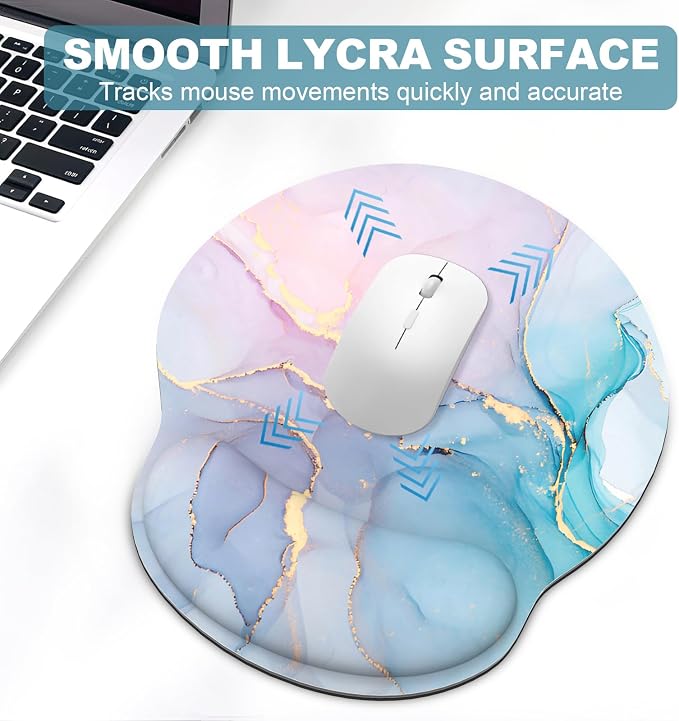 Cyan Pink Marble