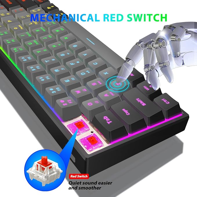 Black Grey/Red Switch