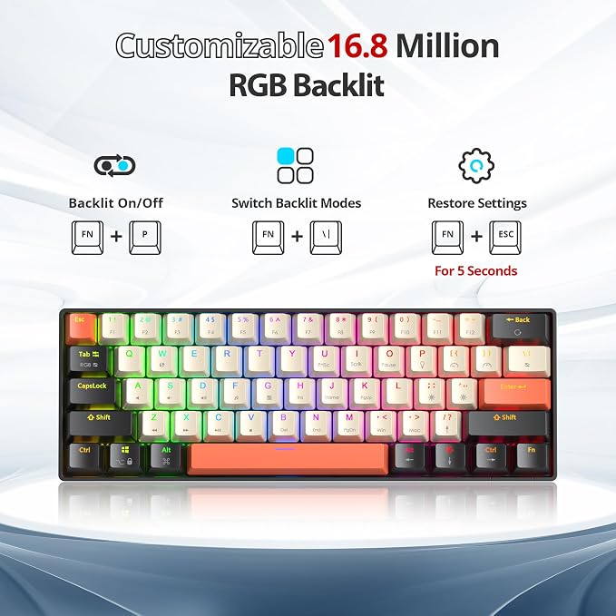 61 carbon/Red Swicth