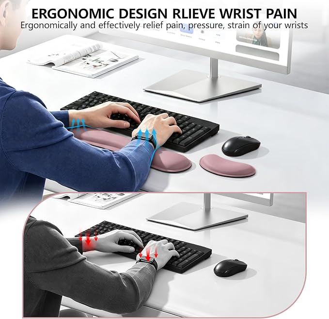 Purple Pink - Wrist Rest Set