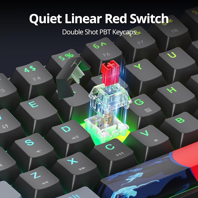 68 Dark/Red Switch