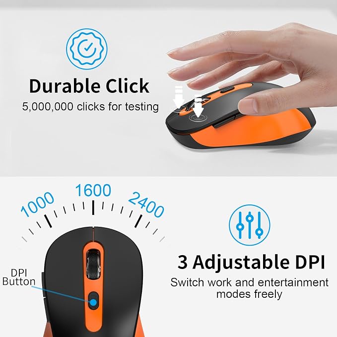 AT258-Orange & Black