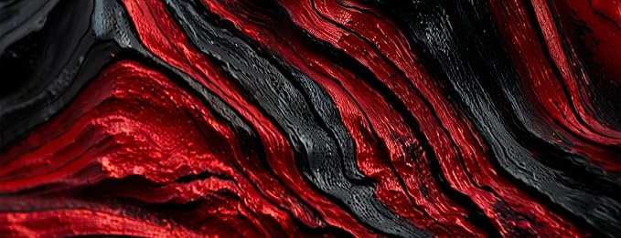 Red and black wood grain