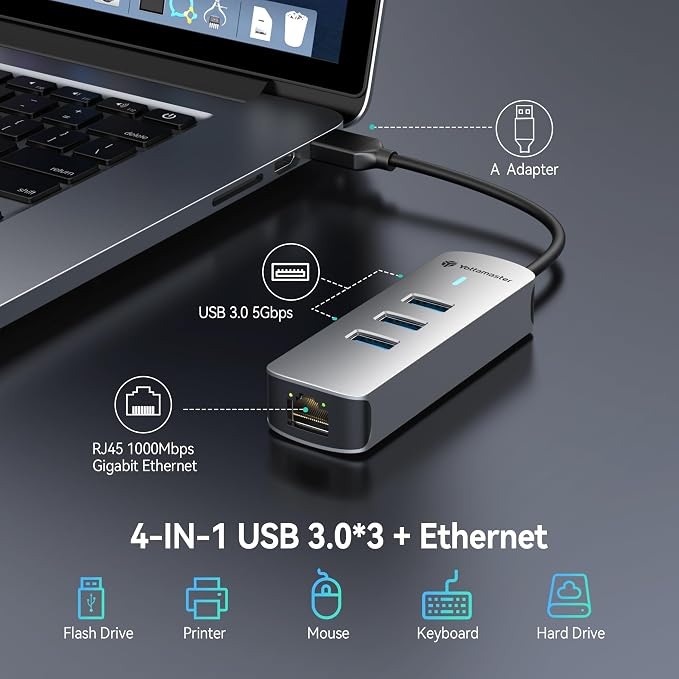 USB-A 1000Mbps