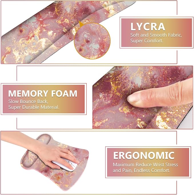 Pink Gilt Marble