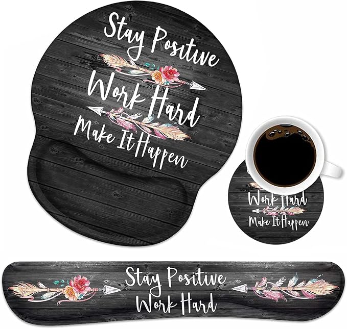 Stay Positive Work Hard and Make It Happen Inspirational Quote