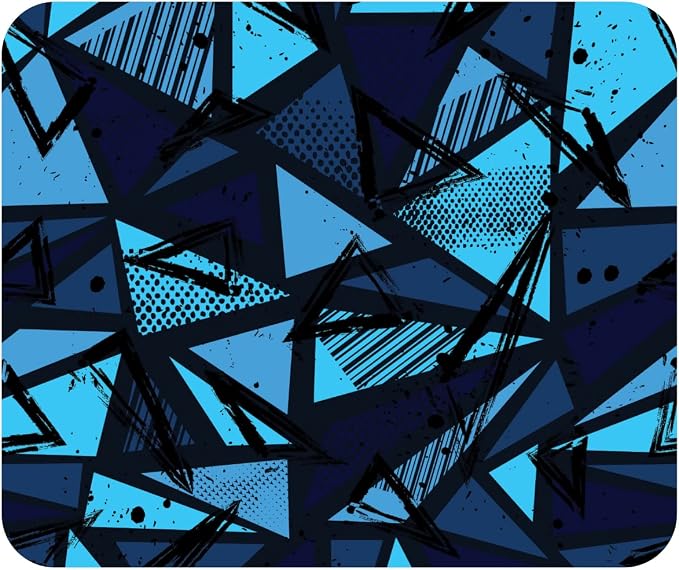 Electric Blue Triangles