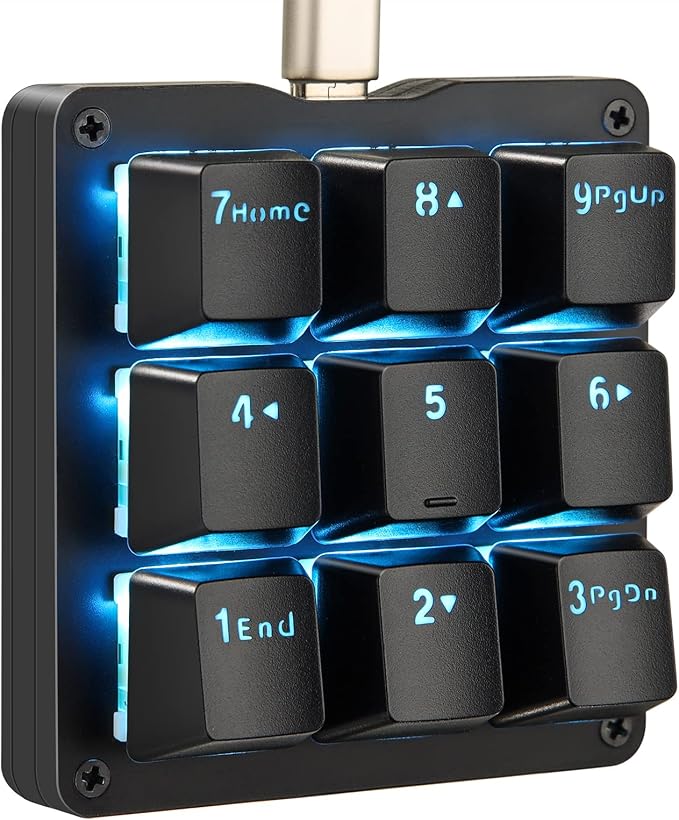 Black/Blue Switches/Blue LED