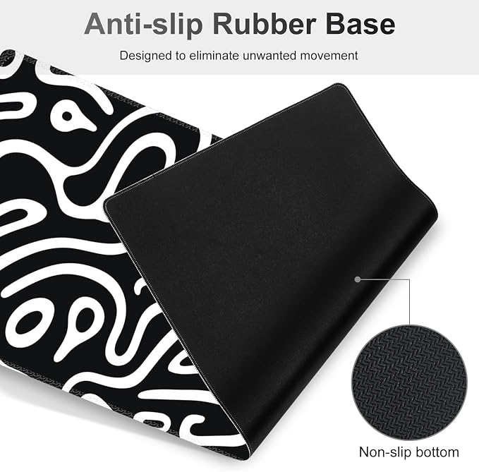 Black White Topographic