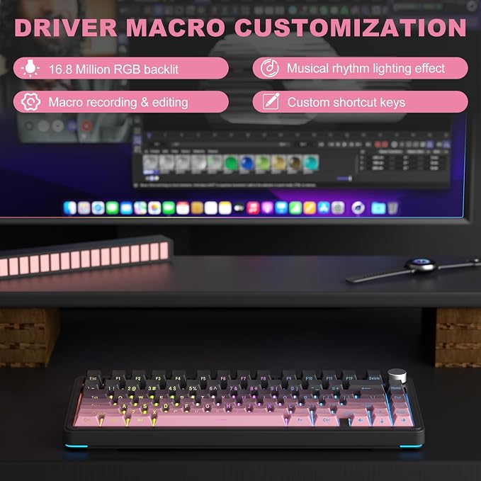 Black and Pink