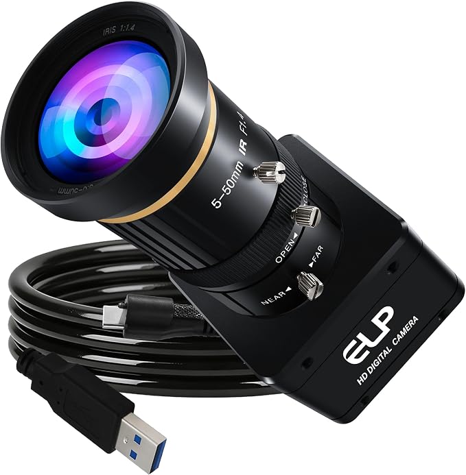 5-50mm 10X zoom lens