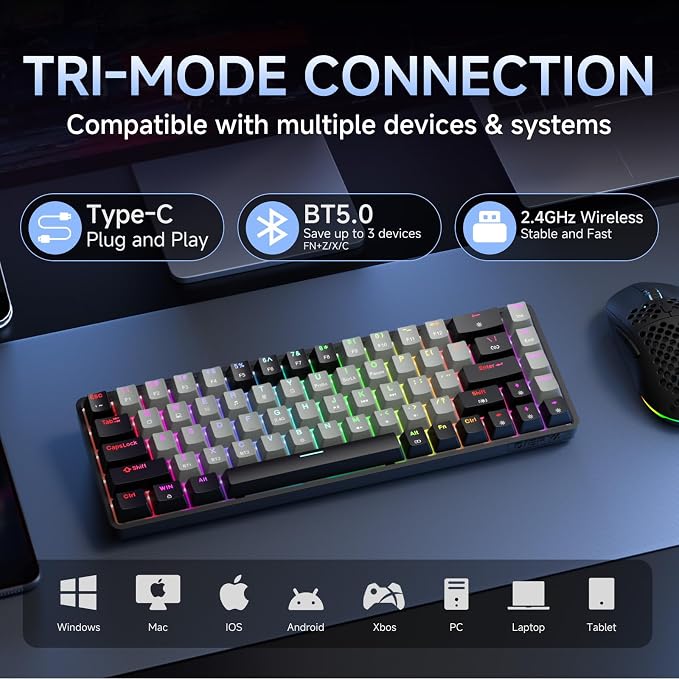 Black Grey/Blue Switch