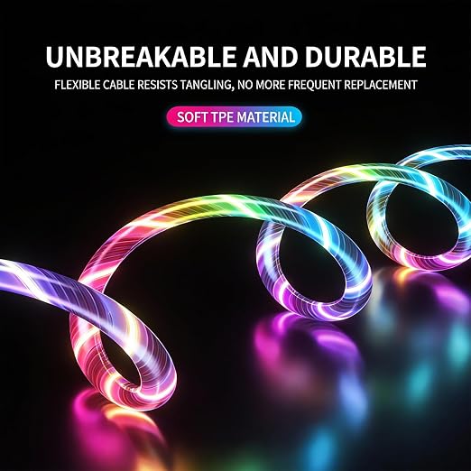 3IN1 Multi Ports LED Colorful