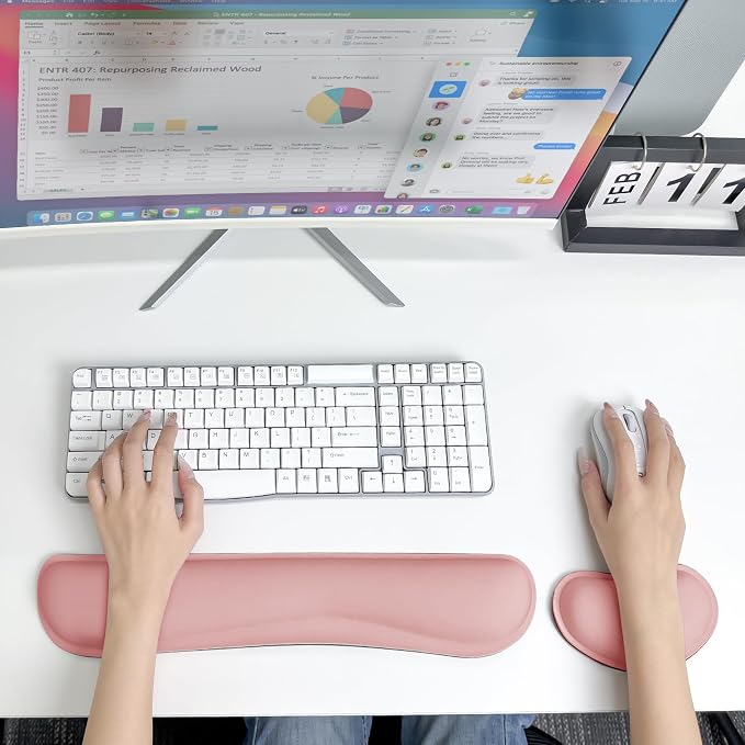 Pink - 2 Wrist Rests