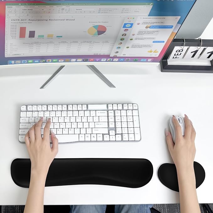 Black - 2 Wrist Rests