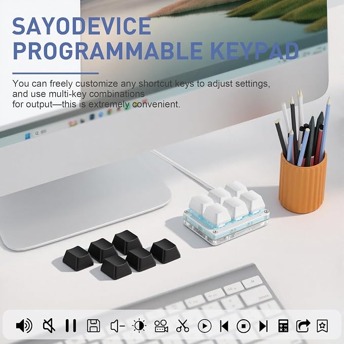 White 6 Keys