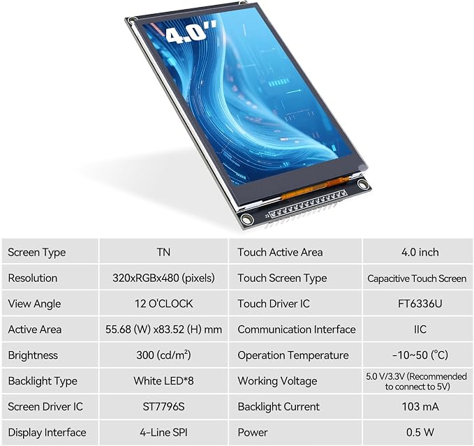 1pcs 4.0 Inch