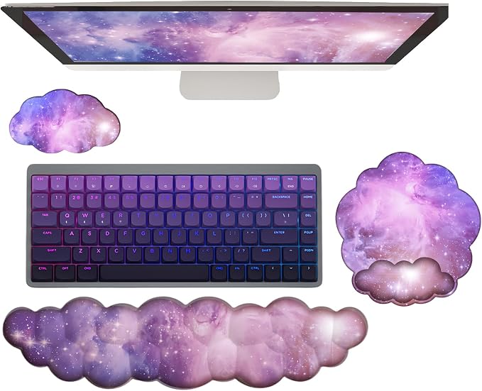 3pcs Silk Galaxy Purple