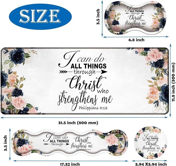 Bible Phil 4-13 Floral