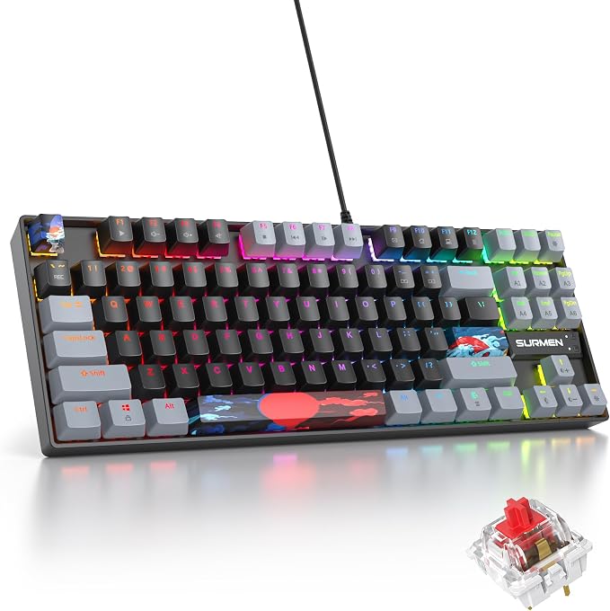 87 Dark/Red Switch