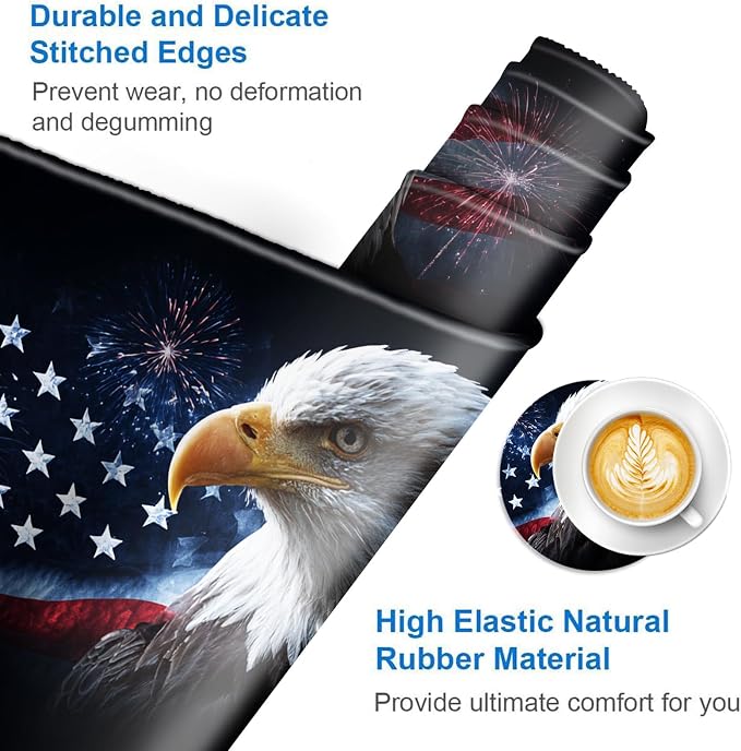 Bald Eagle Us Flag Fireworks-2-2