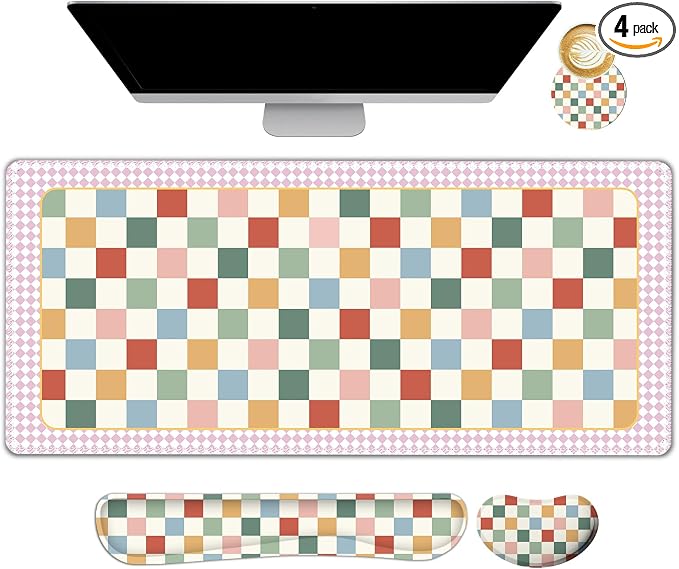 Vintage Macaron Checker