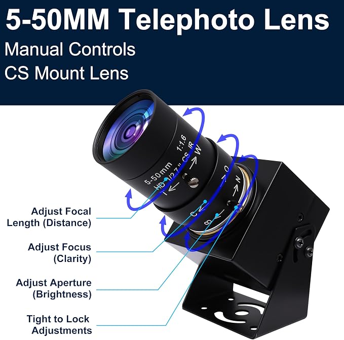 1080P Camera with 5-50mm Lens