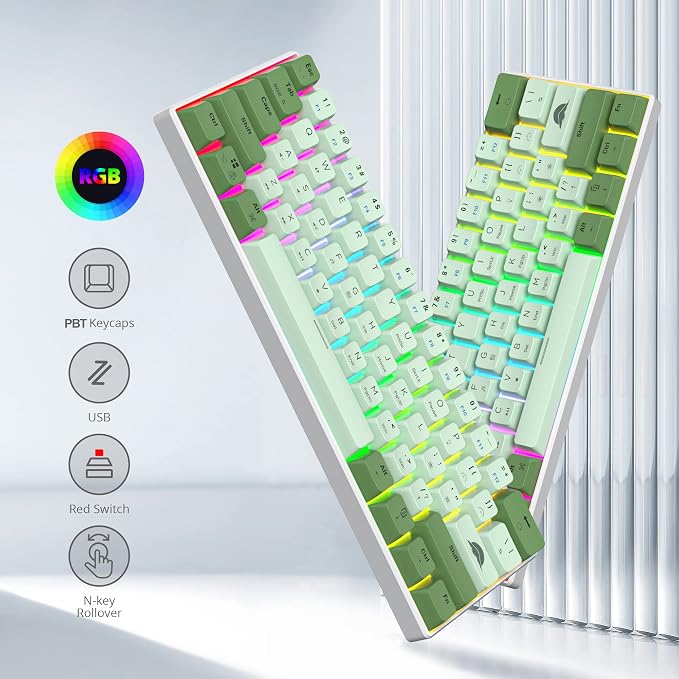 61 Matcha/ Red Switch