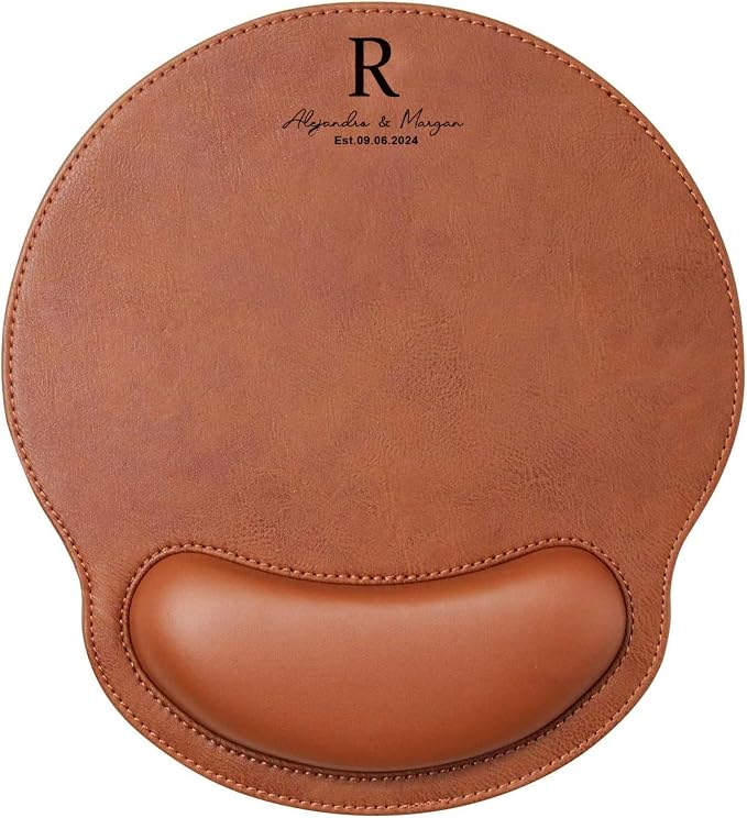 Brown-Round with Wrist Rest
